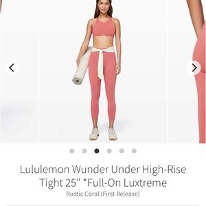 lululemon athletica High-Rise Leggings in Rustic Coral